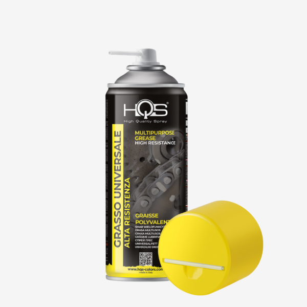 Viacúčelový mazací sprej ideálny na mazanie reťazí, mechanických častí a pohyblivých prevodov, zn. HQS, 400ml