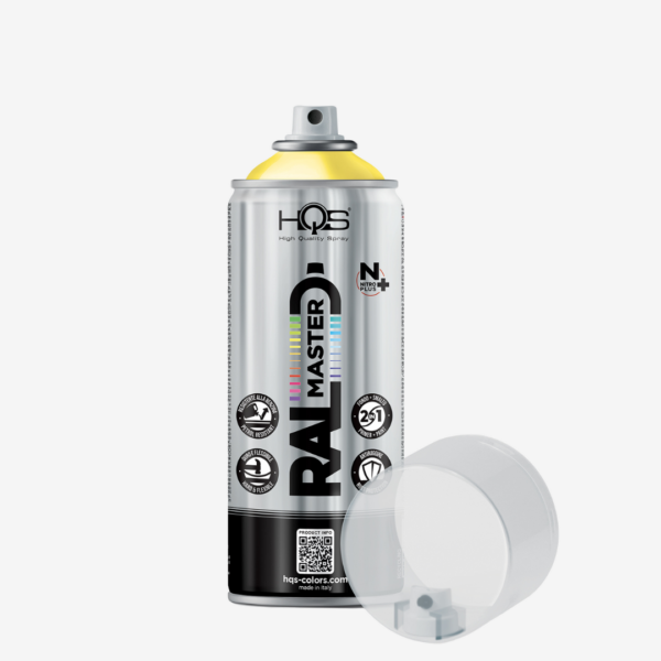 HQS RAL Master – RAL 1021, Akrylová farba v spreji, objem 400 ml