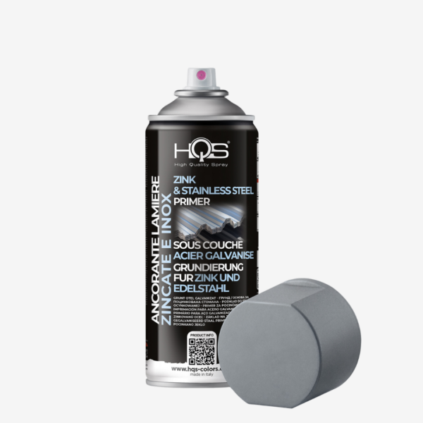 PRIMER - základný náter pre pozinkovanú a nehrdzavejúcu oceľ, zn. HQS, objem 400ml