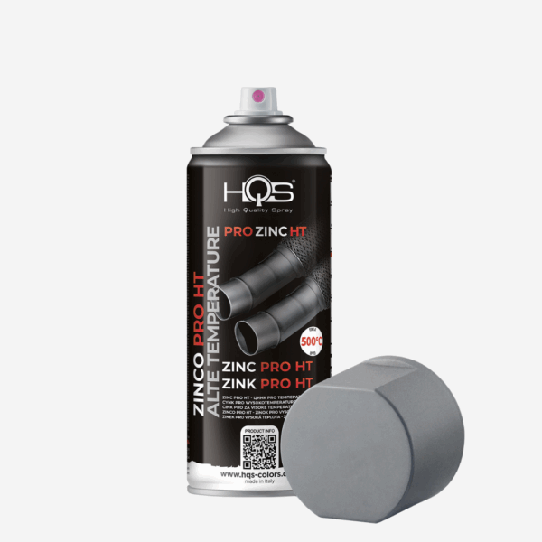 PRO ZINC HT - vysokokvalitný jednozložkový organický zinkový sprej s prídavkom fosfátu zinočnatého pre maximálnu antikoróznu ochranu, zn. HQS, objem 400ml