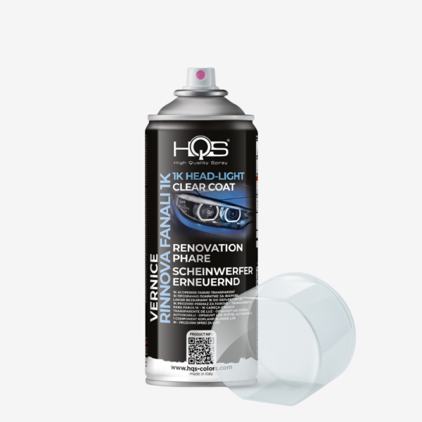 Opravný prípravok "HEADLIGHT" - špeciálne určená na obnovu poškriabaných alebo zažltnutých svetlometov vozidiel, zn. HQS, 400ml