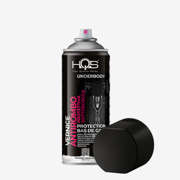 Farba "UNDERBODY" - na ochranu podvozku vozidla proti korózii a odletujúcim kamienkom z vozovky, zn. HQS, 400ml