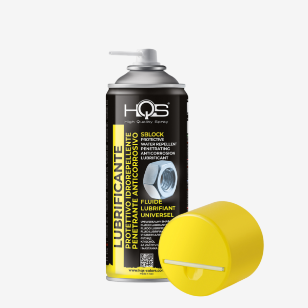 SBLOCK 5 v 1 - univerzálne mazivo pre prevody, pánty, reťaze, kĺby, skrutky, matice a iné, zn. HQS, 400ml