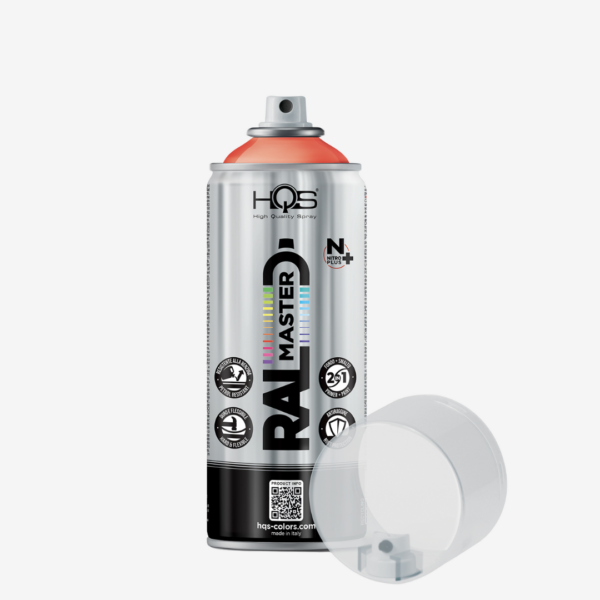 HQS RAL Master – RAL 3000, Akrylová farba v spreji, objem 400 ml