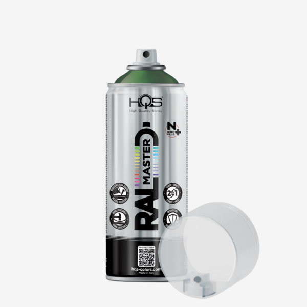 HQS RAL Master – RAL 6002, Akrylová farba v spreji, objem 400 ml
