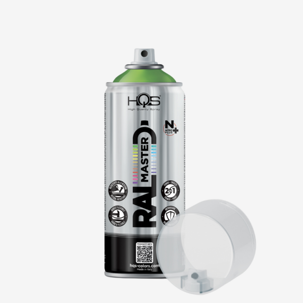HQS RAL Master – RAL 6018, Akrylová farba v spreji, objem 400 ml