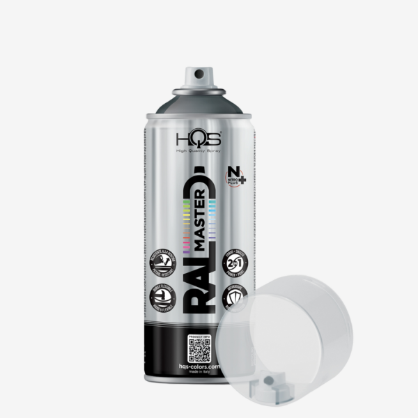 HQS RAL Master – RAL 7011, Akrylová farba v spreji, objem 400 ml