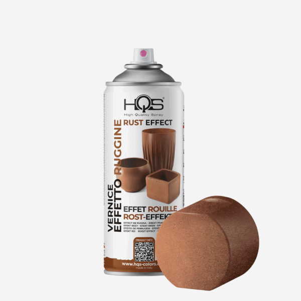 RUST EFFECT - akrylová farba v spreji na báze rozpúšťadla s efektom hrdze, zn. HQS, 400ml