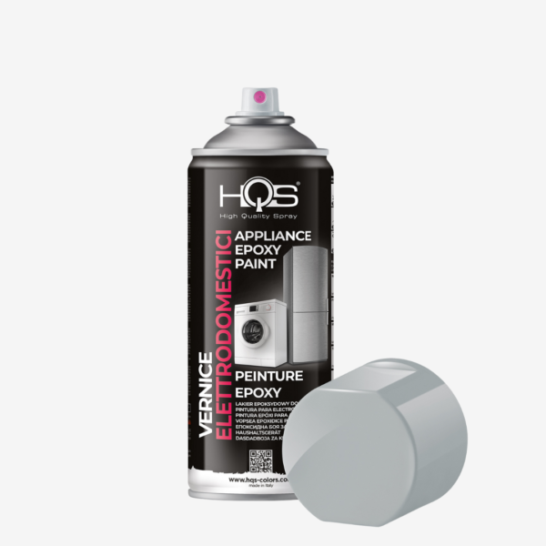 Farba "APPLIANCE" - špeciálne na veľké a malé nátery domácich spotrebičov, zn. HQS (odtieň hliníka), 400ml