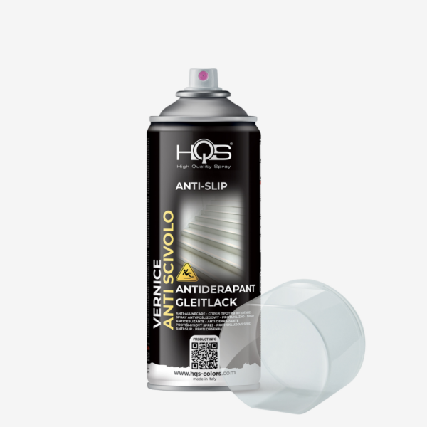 Farba "ANTI-SLIP" - vysoko odolná transparentná elastomérová farba s protišmykovými časticami, zn. HQS, 400ml