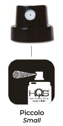 Sprejový difúzor - 320 10° 020/020 čierny/biely (malý/stredný nastavitelľný rozptyl)