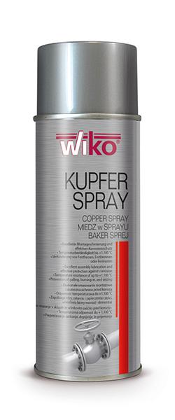 Medené mazivo v spreji do vysokých teplôt, zn. WIKO, 400ml