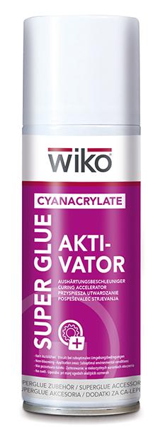 Aktivátor sekundových lepidiel SUPER GLUE ACTIVATOR, zn. WIKO, objem 200 ml v spreji