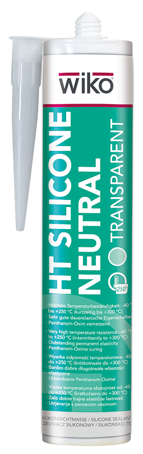 HT Silikón trasnparentný , zn. WIKO, objem 310 ml kartuša