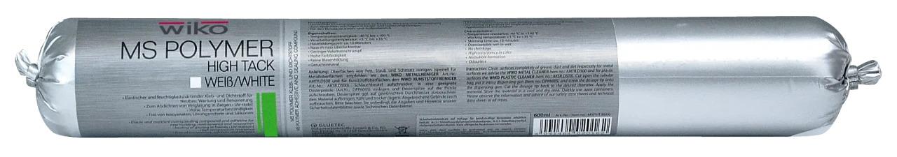 MS Polymér HIGH TACK biely, zn. WIKO, objem 600 ml