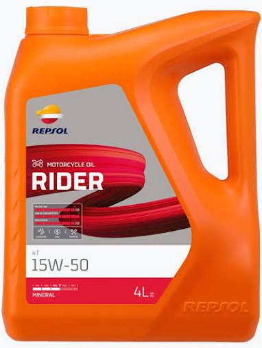 REPSOL RIDER 4T 15W-50 (4L)