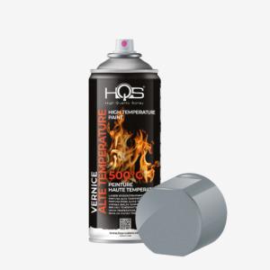 Farba "HEAT RESISTANT" - tepelne odolná farba až do 500 °C, zn. HQS (odtieň hliníka), 400ml